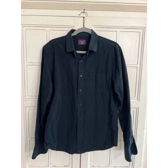 UnTuckit mens size large black long sleeve shirt - Picture 1 of 3